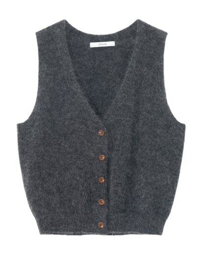 ソフトニットVネックベスト 10492