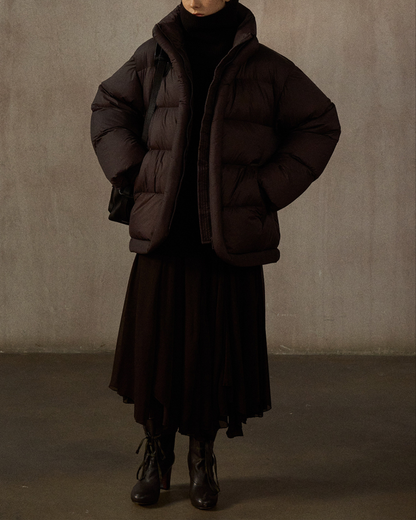 スタンドカラーミディコート 10269