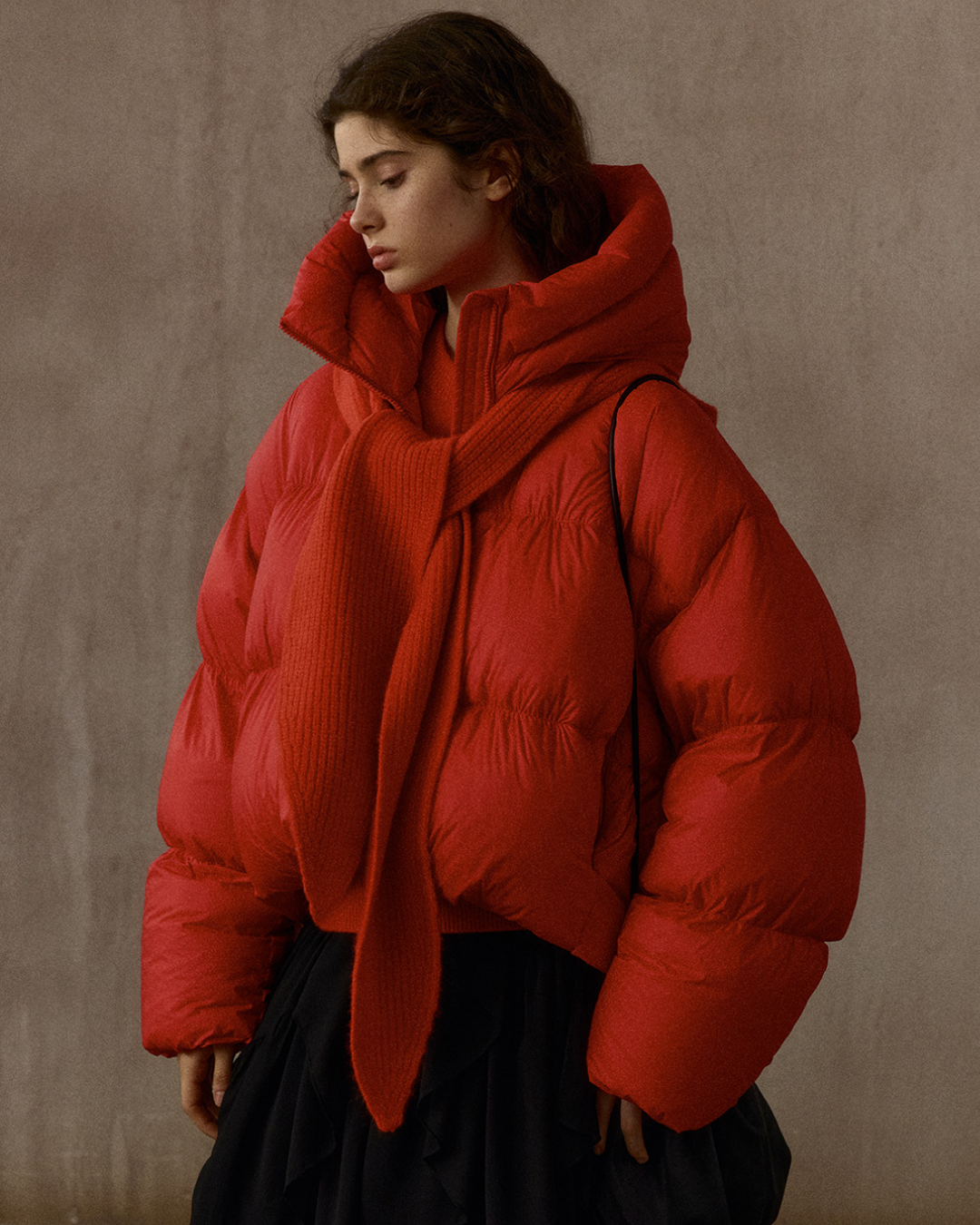 フーディーニットマフラー 10307