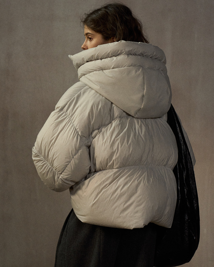 ショートフーディーダウンコート 10254