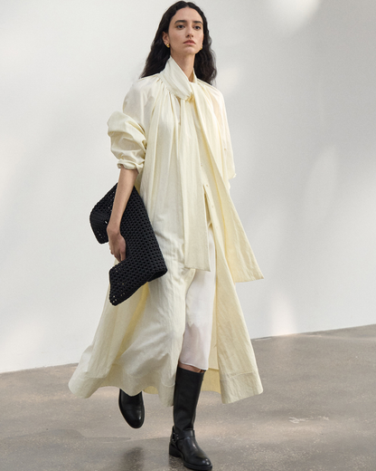 サイレントスカーフロングワンピース 10429