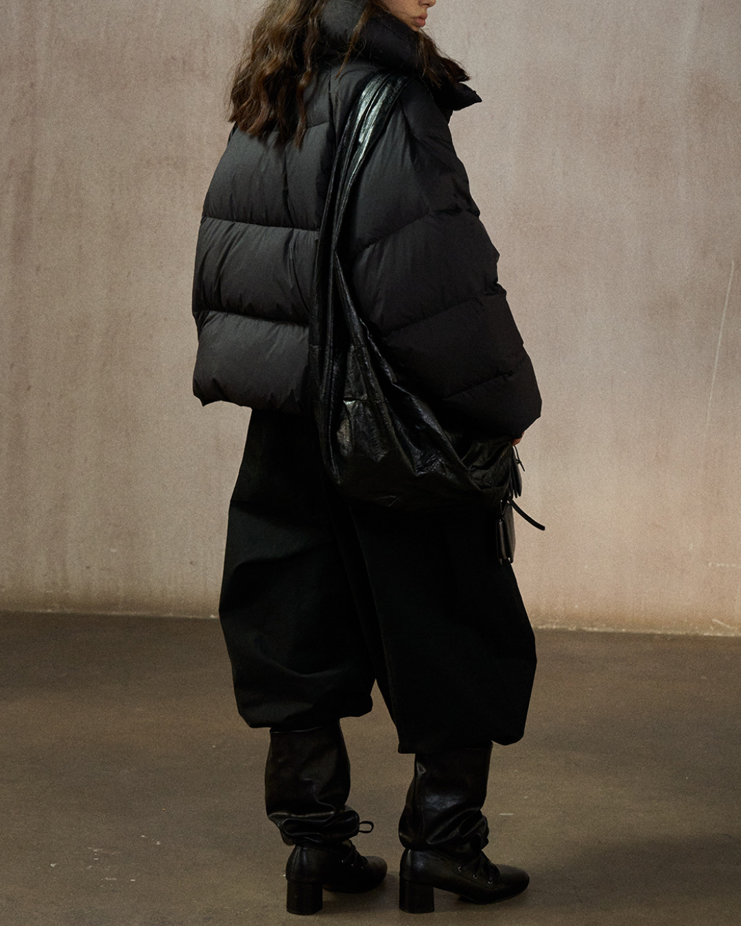 スタンドカラーショートダウンコート 10270