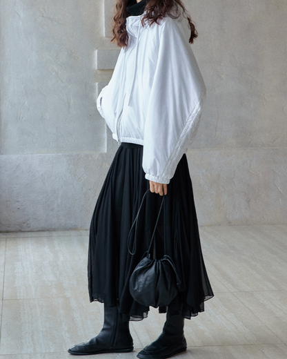 ミディフーディーカジュアルジャケット 10194