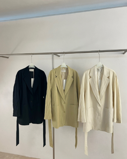 エッジラインテーラードロングジャケット 10366