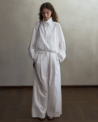 ディストーションハイネックジップアップブルゾン 10545