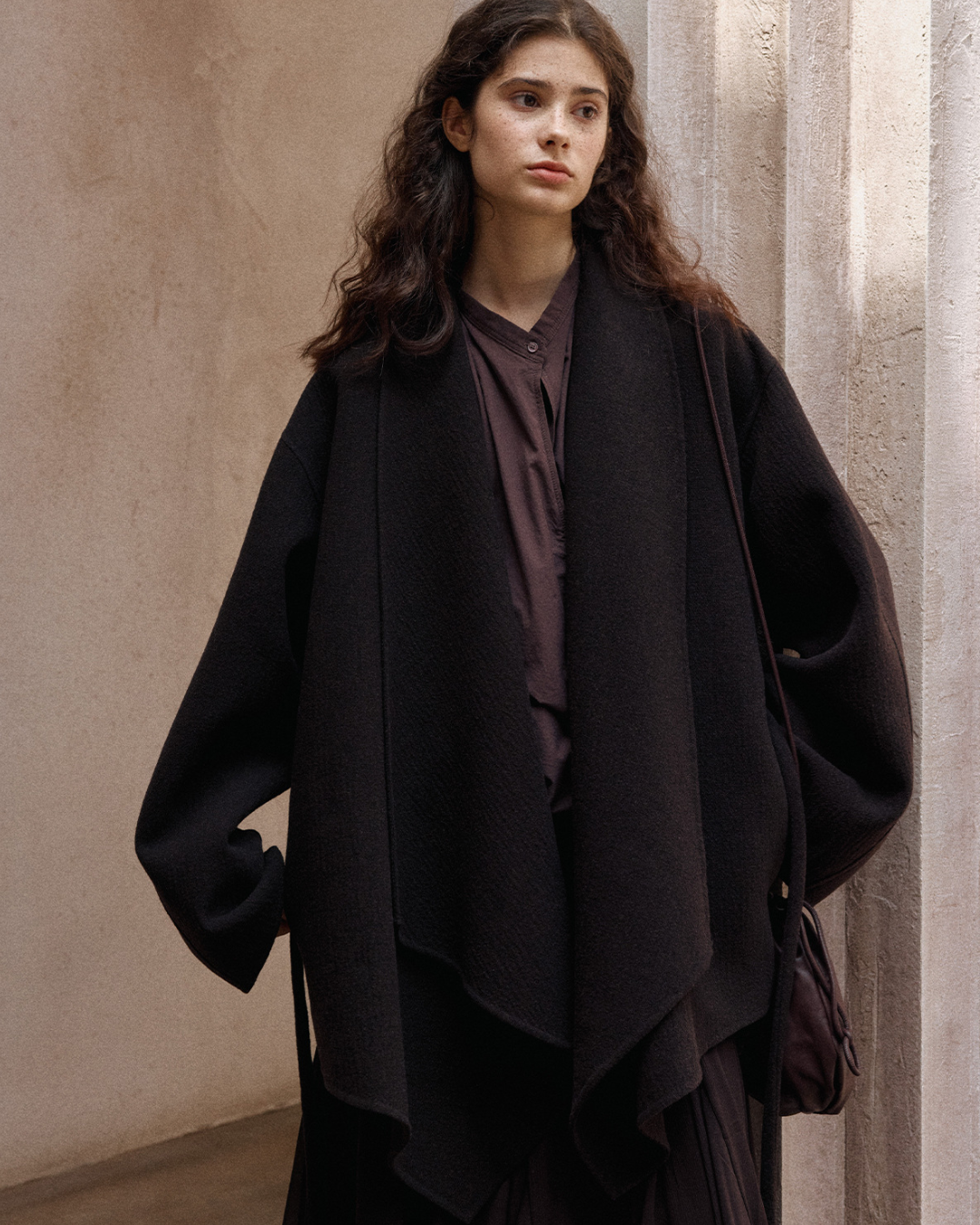 ビッグカラーデザインロングジャケット 10170