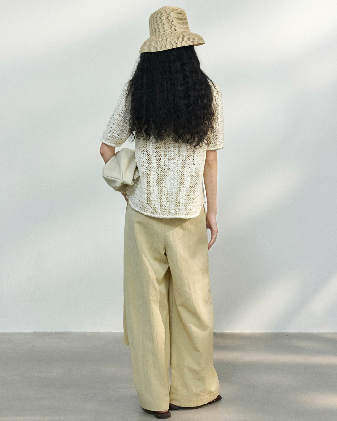 ハーフスリーブストラクチャーニット 10451