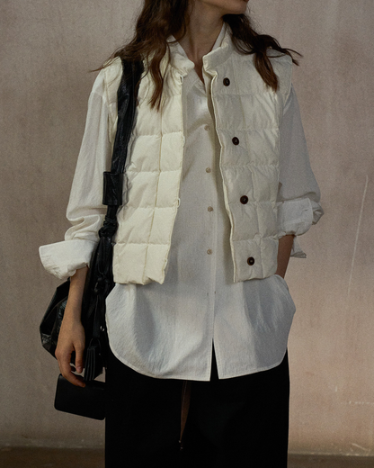 キルティングダウンジャケットベスト 10241