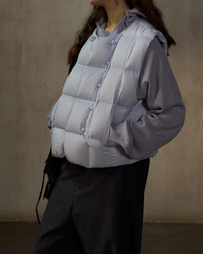 ダウンジャケットショートベスト 10239