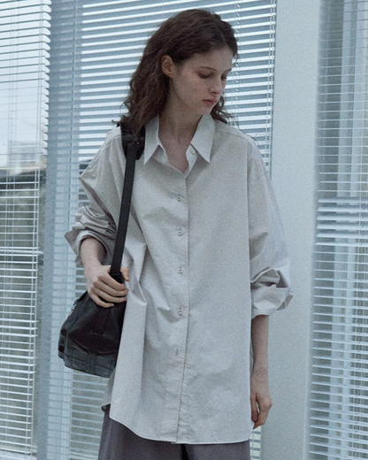 エッジカラーレスシャツ 10374