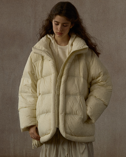 スタンドカラーシンプルミディコート 10306