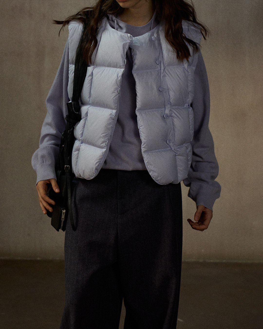 ダウンジャケットショートベスト 10239