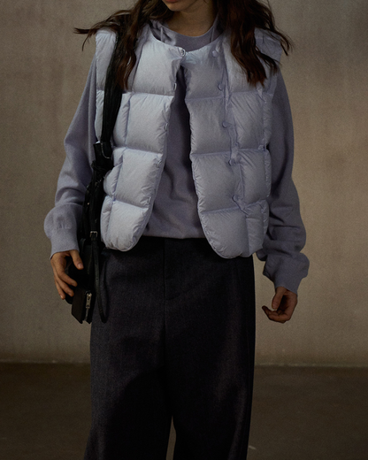 ダウンジャケットショートベスト 10239