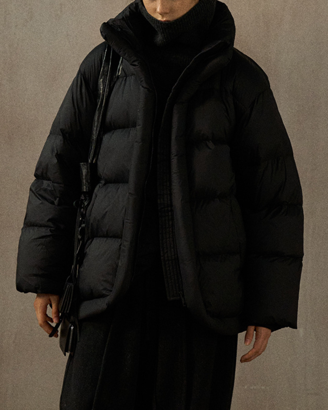 スタンドカラーミディコート 10269