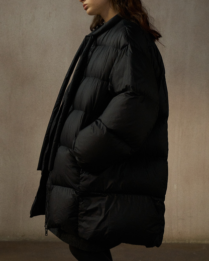 クルーネックミディストラップコート 10272