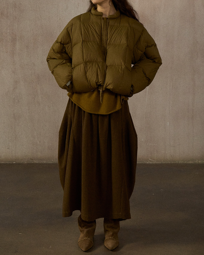 クルーネックショートコート 10274