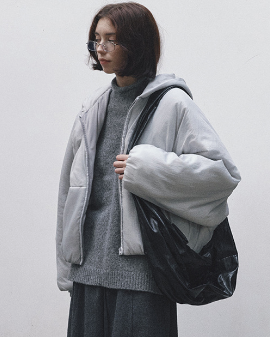 スリークハイネックトッププルオーバー 10377