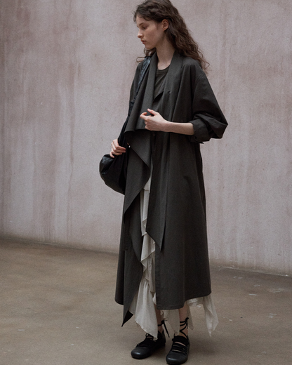 アシンメトリーフロウストラップワンピース 10340