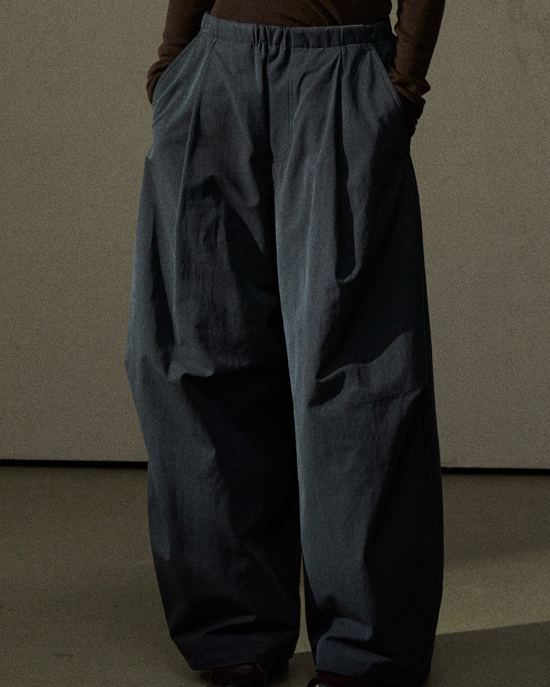 ウエストゴムワイドレッグパンツ 10302
