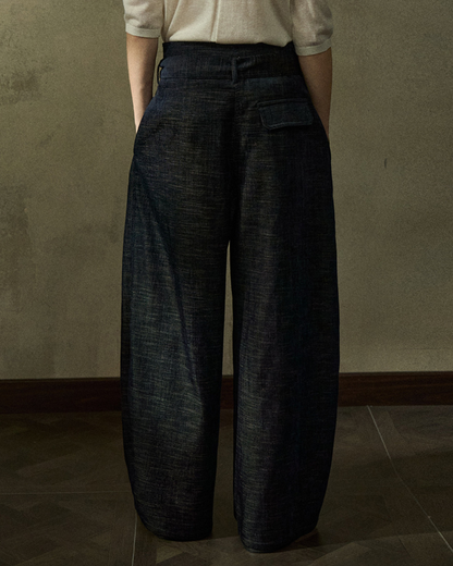 ツーカラーストラップカジュアルパンツ 10222