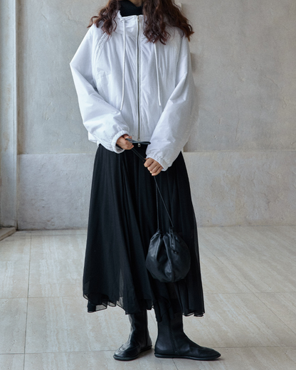 ミディフーディーカジュアルジャケット 10194