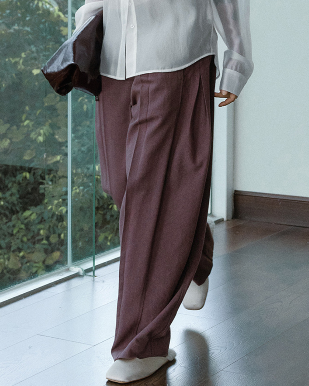 アーキコクーンプリーツパンツ 10439