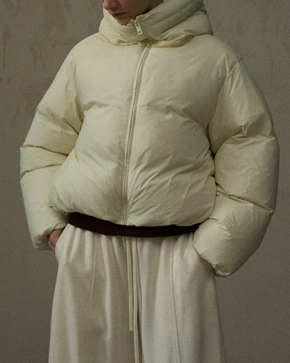 スタンドカラーショートダウンコート 10282