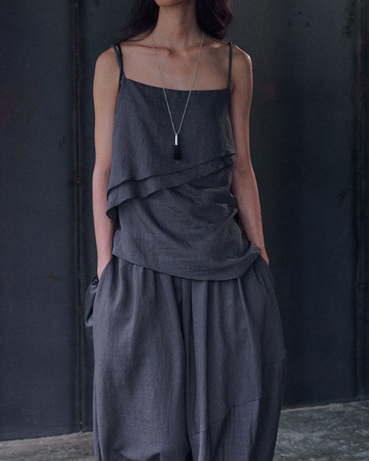 イレギュラーリニアフラグメントキャミ 10635