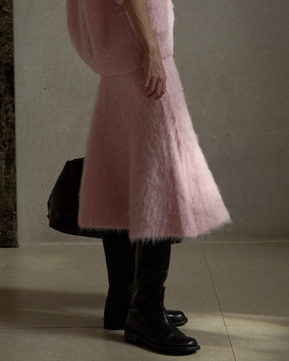 アシンメトリーフィッシュニットスカート 10402