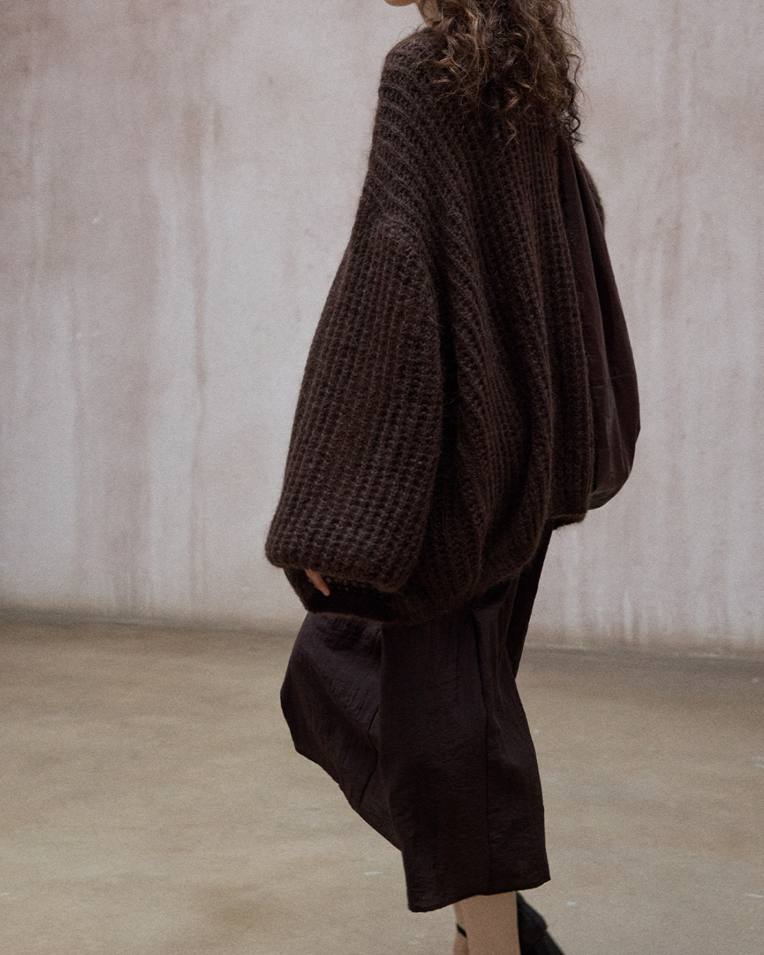 オフショルプリーツラインワンピース 10342