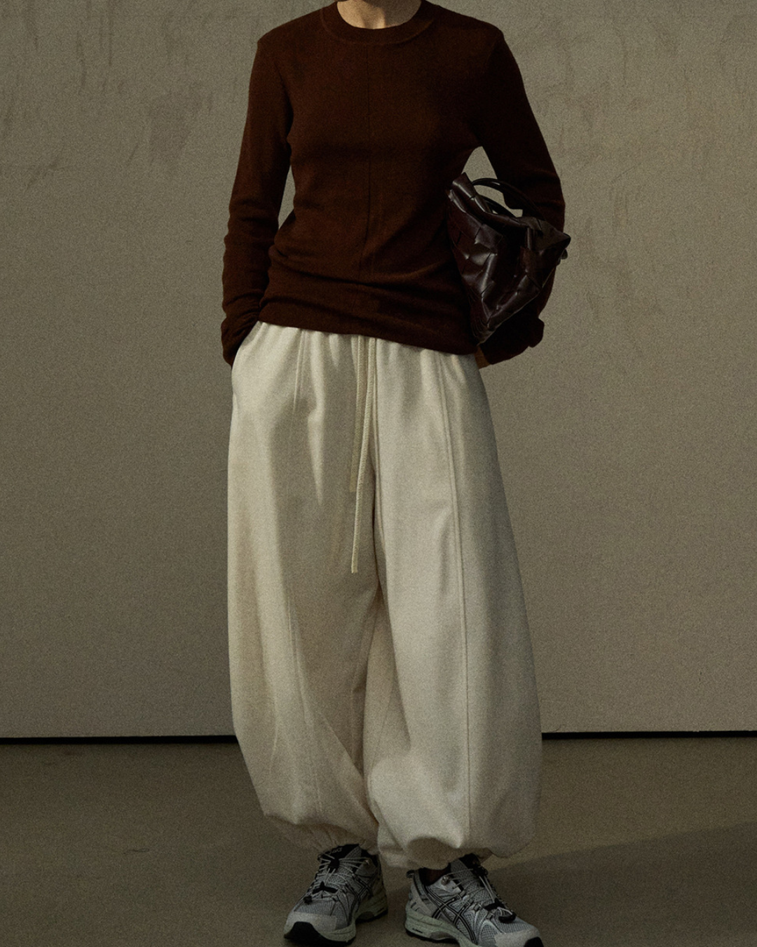 センターラインドロストカジュアルパンツ 10294