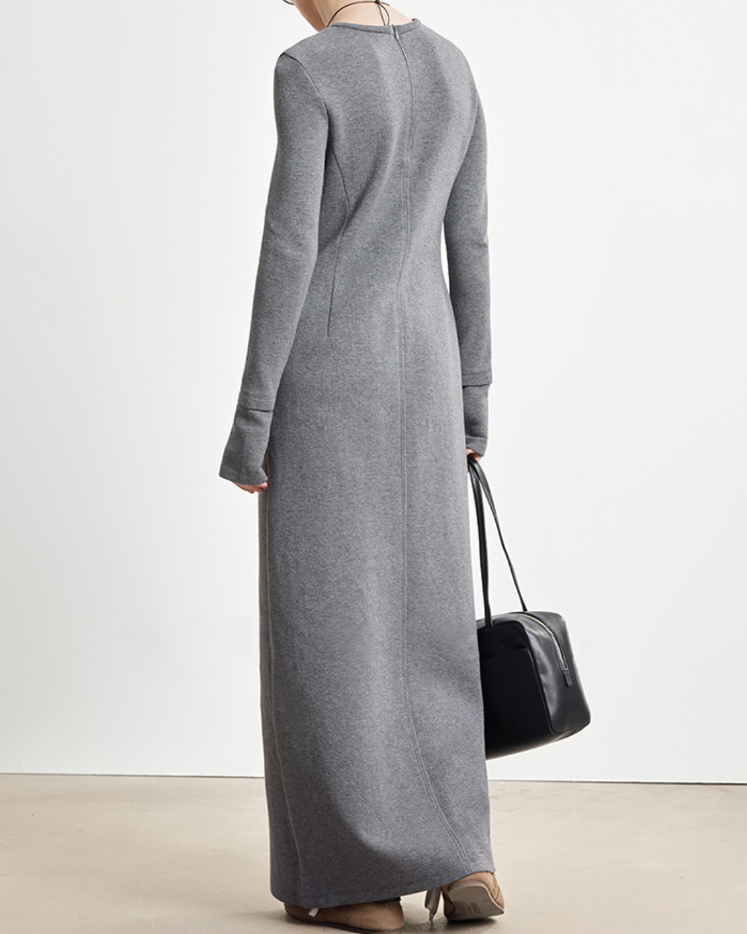 シームラインロングスリムワンピース 10330