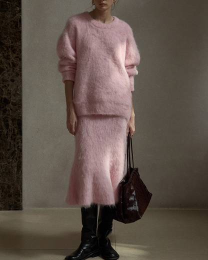 ストラクチャーモードニットプルオーバー 10397