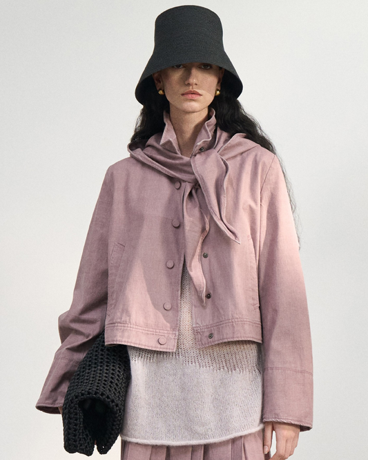 ソフトモードラインショートジャケット 10467