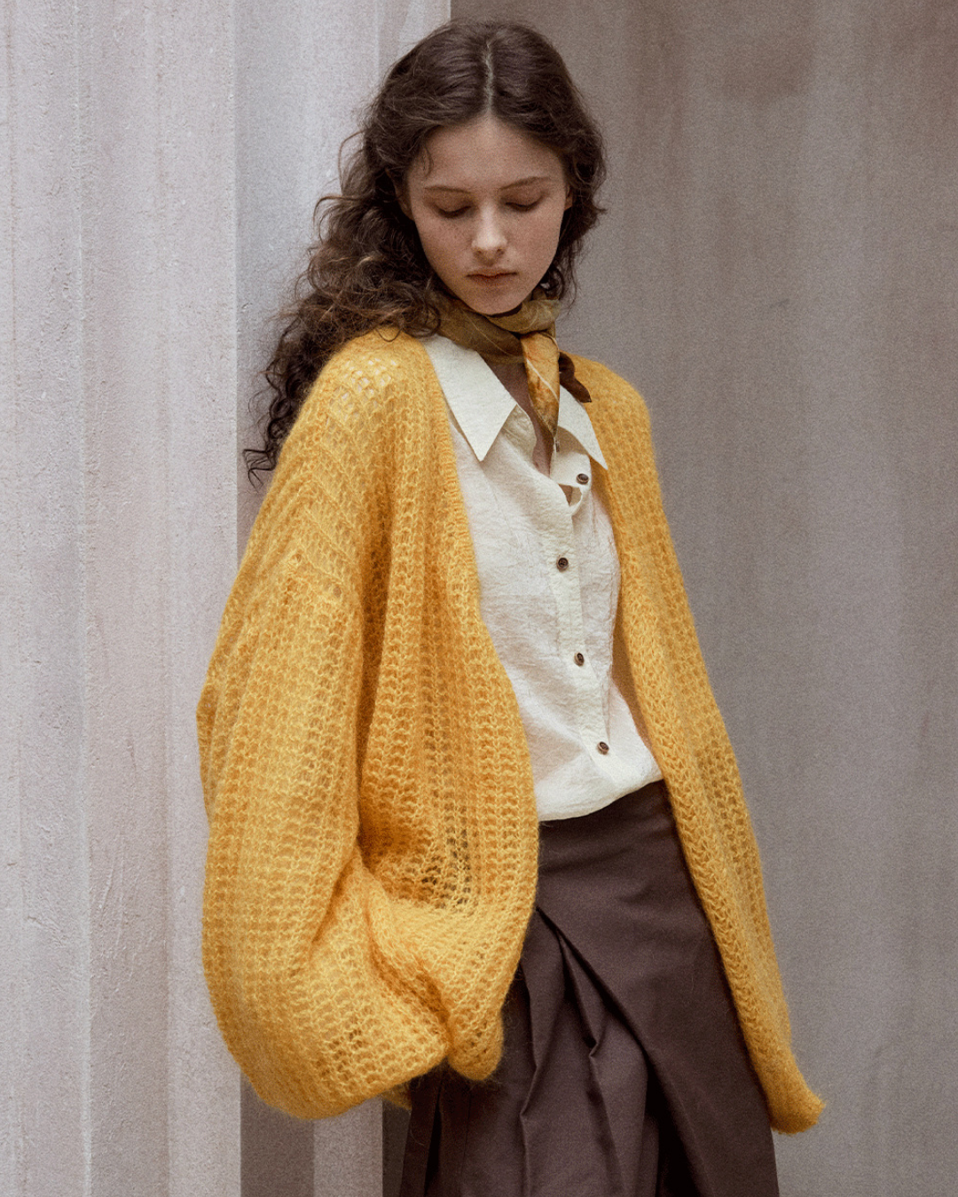 ワッシャーラインノワールシャツ 10343