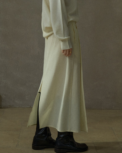 バックスリットラップロングスカート 10203