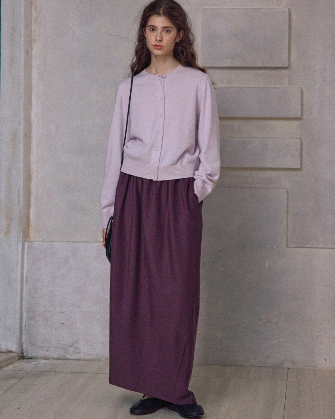 バックスリットカーブスカート 10156