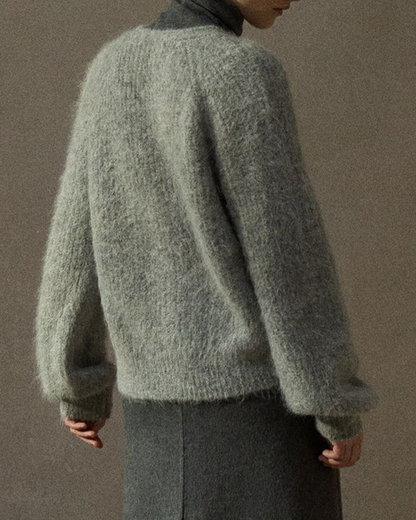 Vネックニットカーディガン 10264