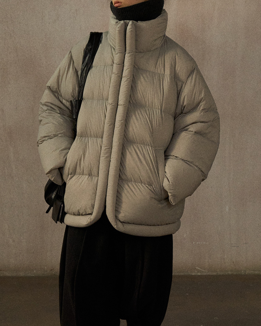 スタンドカラーミディコート 10269