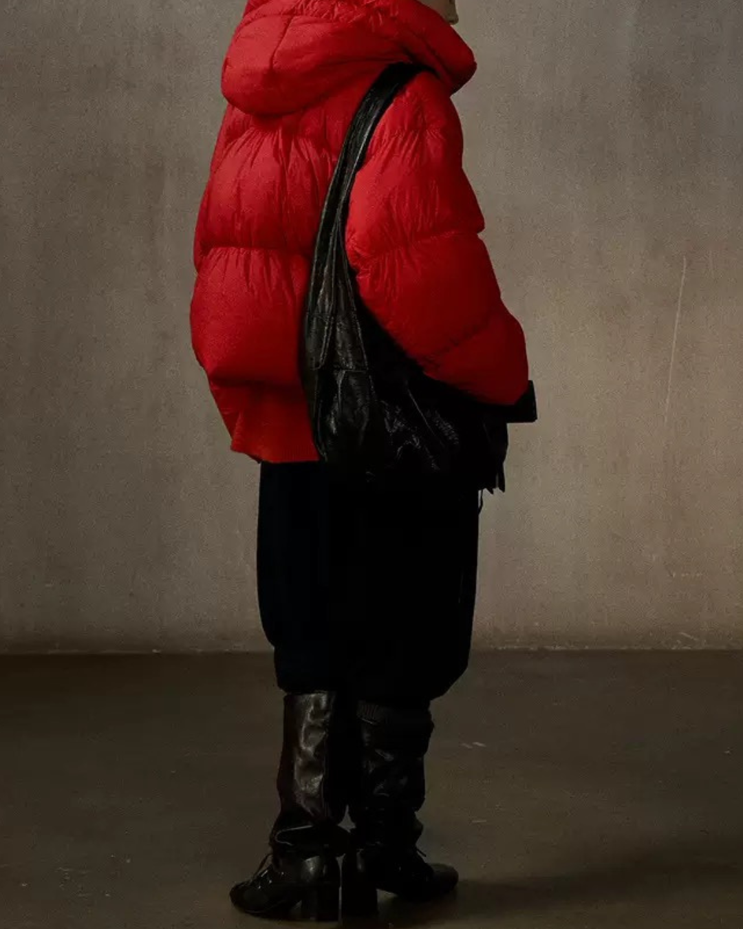 フーディーショートソフトダウンコート 10235