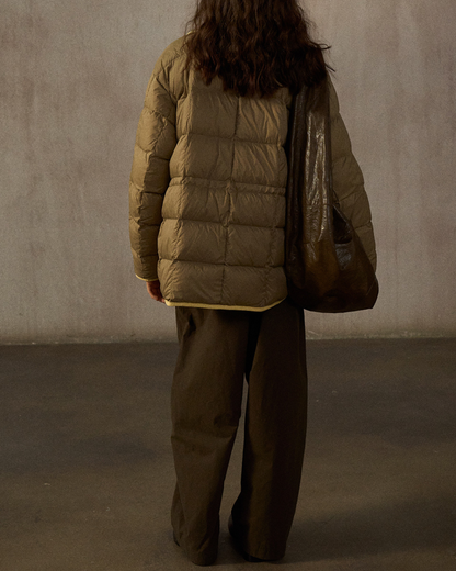 バイカラーリバーシブルダウンコート 10244