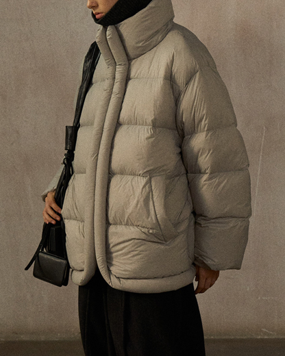 スタンドカラーミディコート 10269