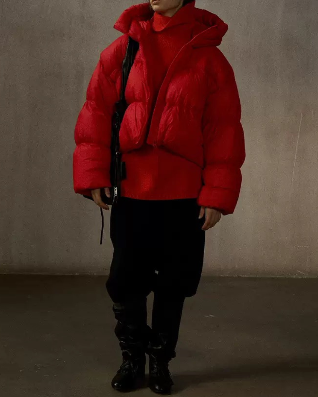 フーディーショートソフトダウンコート 10235