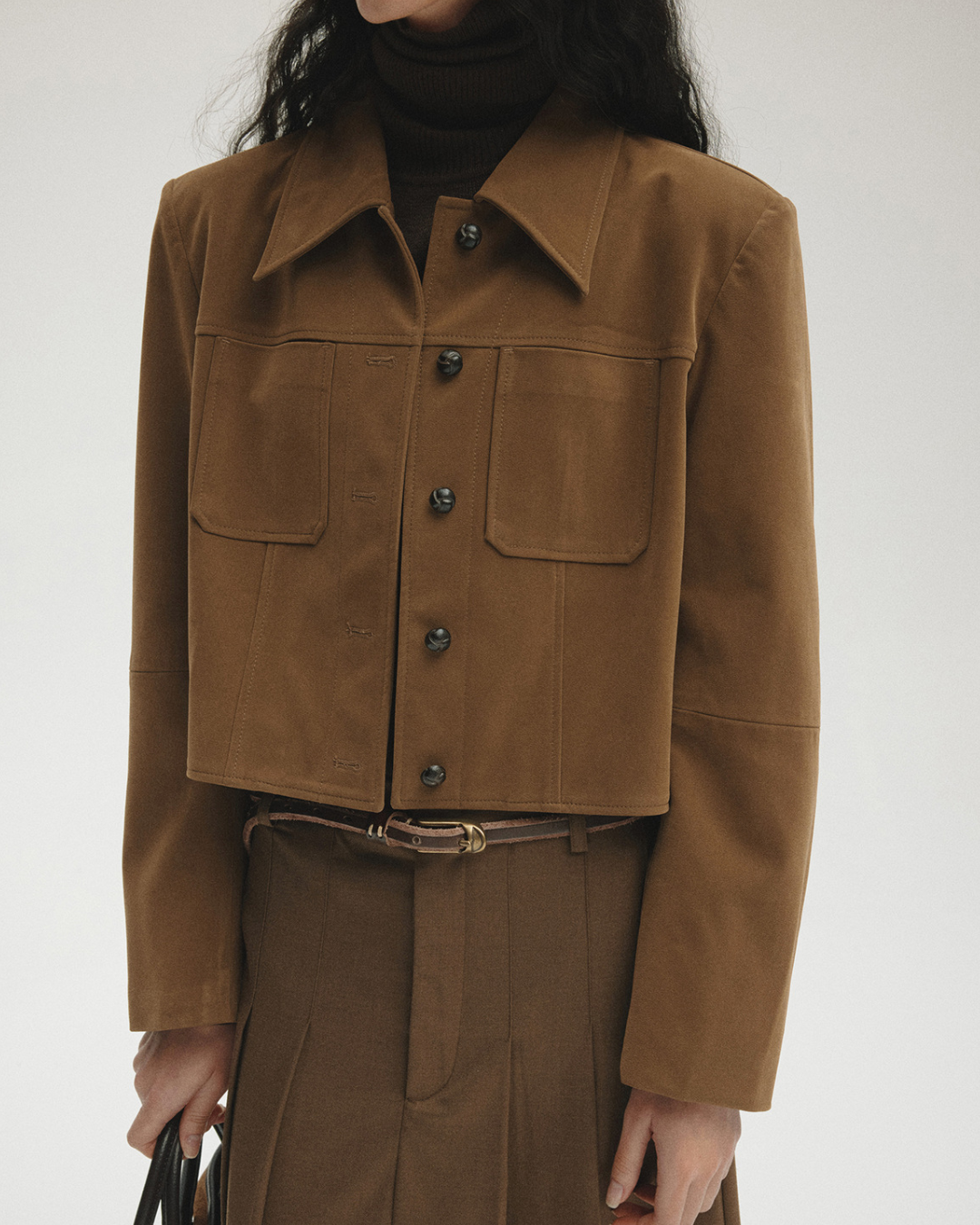 エフォートレススエードショートジャケット 10466