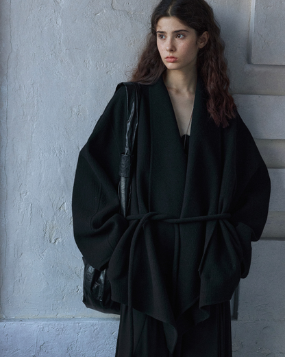 ビッグカラーデザインロングジャケット 10170