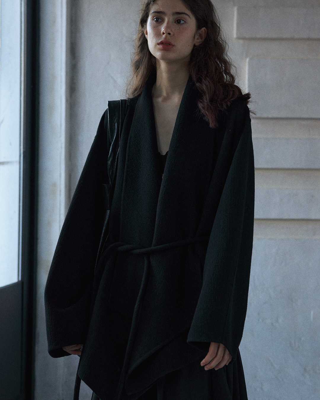 ビッグカラーデザインロングジャケット 10170