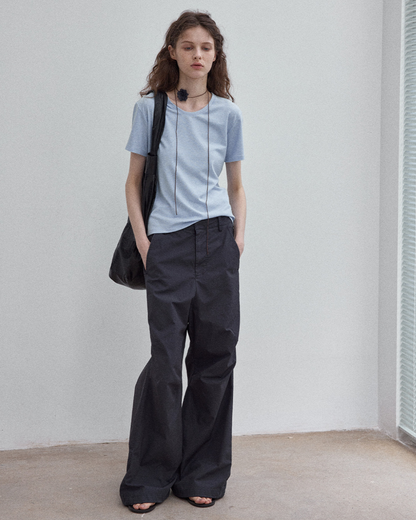 サークルラインカットソー 10520