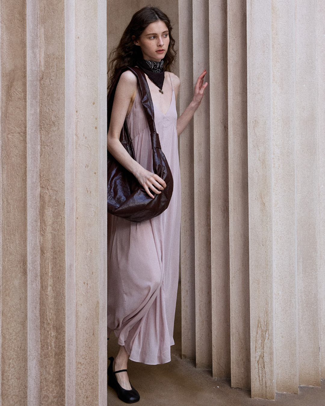 シアーレイヤードサスペンドワンピース 10518