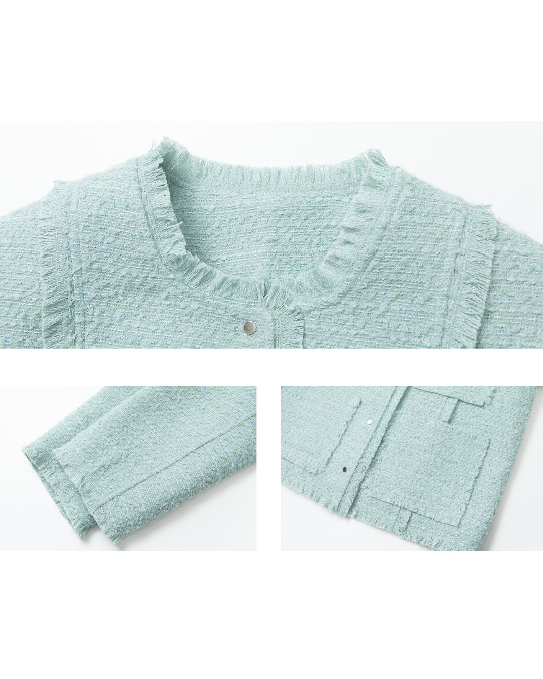 モードフリンジツイードジャケット 10413