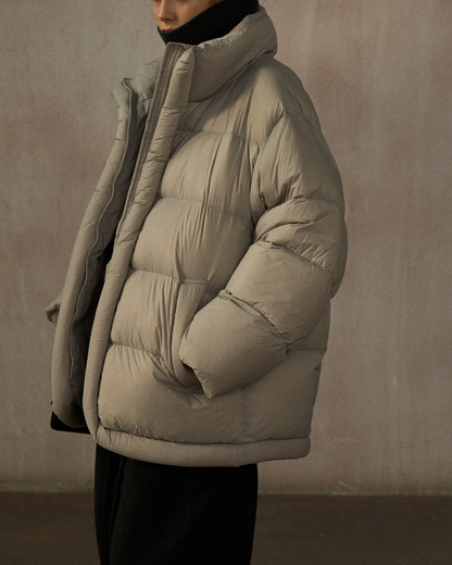 スタンドカラーミディコート 10269